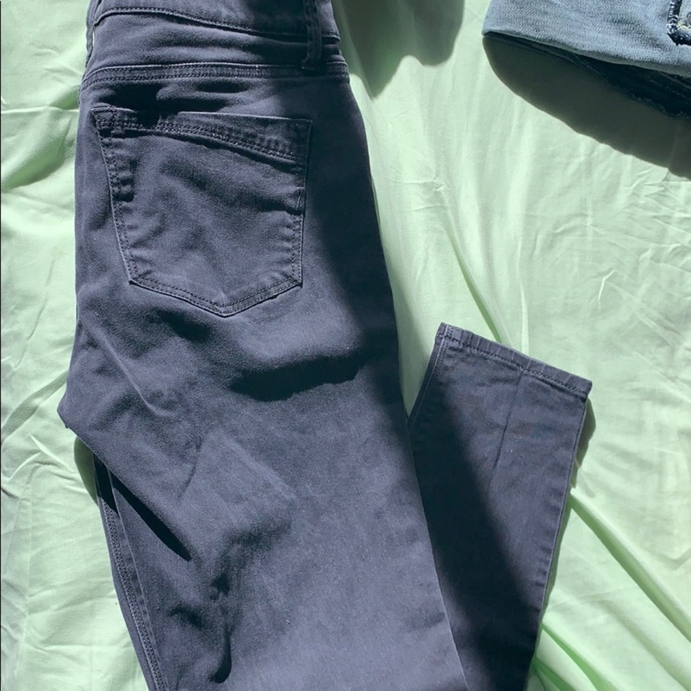 Express dark gray jeans